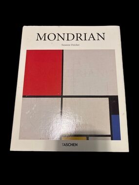Taschen MONDRIAN Hardcover with Red, Blue and Yellow Accents